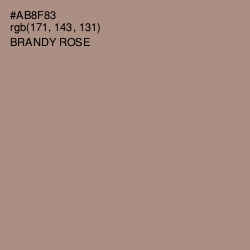 #AB8F83 - Brandy Rose Color Image